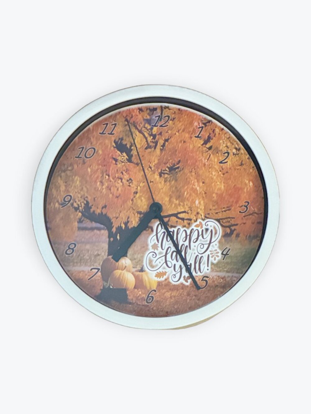Fall Yall 9" Wall Clock